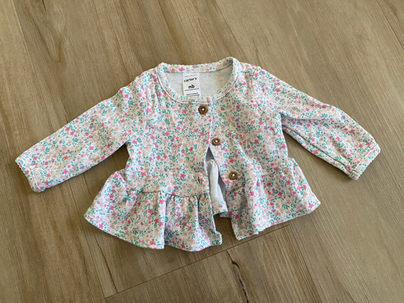 Carter's Floral Cardigan, NB