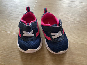 Wonder Nation Navy/Pink Sneakers, Baby 3