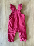 Carter's Maroon/Red Jumpsuit, 6M