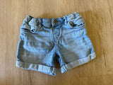 Carter's Light Blue Denim Shorts, 6