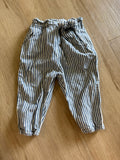 Zara Baby Railroad Striped Pants, 9-12M