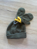 NWT Carter's Dinosaur Beanie and Mittens Set, 2T-4T