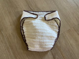 New Handmade Knitted Fluffy Tail Diaper Cover Costume