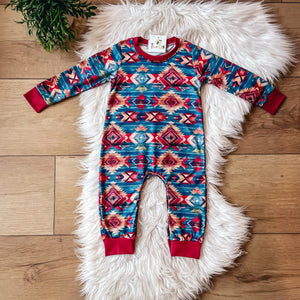 TwoCan Aztec Romper, 6-12M