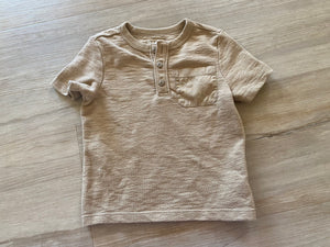 Old Navy Beige Pocket Henley, 2T