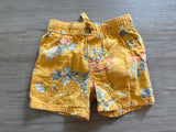 Baby B'Gosh Yellow, Floral Shorts, 18M