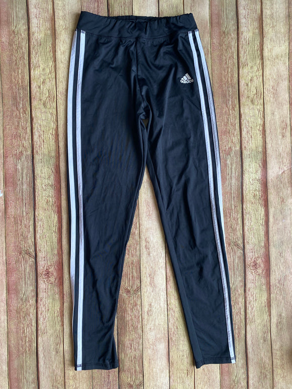 Girl's Adidas Athletic Leggings, L(14)