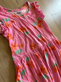 Old Navy Pink, Flower Flutter-Sleeve Dress, S(6-7)