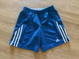Girl's Adidas Blue Mesh Athletic Shorts, S (7-8)
