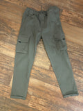 Old Navy Olive Green Tech Taper Quick Dry Pants, XL (14-16)