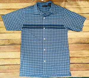 Faded Glory Blue Button Down, XL(18)