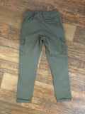 Old Navy Olive Green Tech Taper Quick Dry Pants, XL (14-16)
