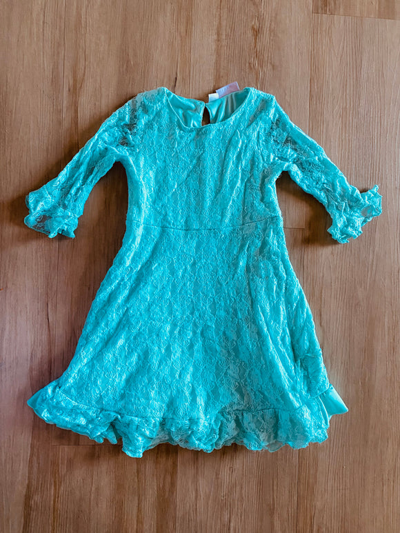 4Ever Princess USA Mint Lace Dress, L (9/10)