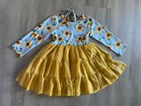 Pete + Lucy Sunflower Tulle Dress, 6/6X