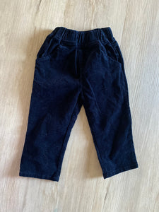 Boutique Black Corduroy Pants, 80 (12M)