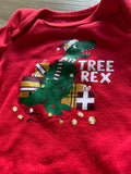 Holiday Time 'Tree Rex' Onesie, 6-9M