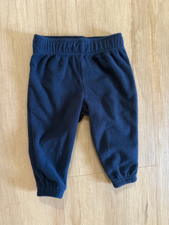 Garanimals Navy Blue Fleece Sweatpants, 6-9M