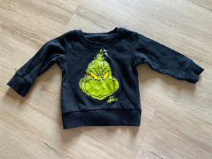 The Grinch Fleece Pullover, 12M