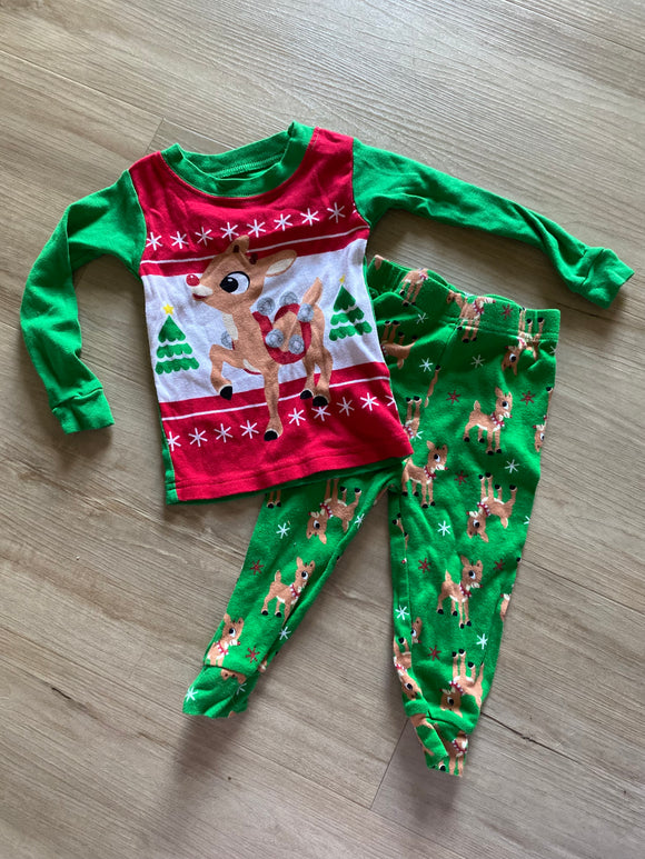 Rudolph Pajamas, 18M