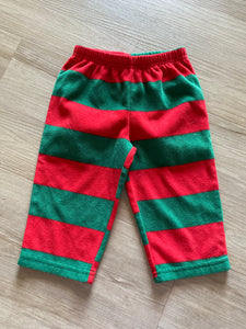 Carter's Red/Green Fleece Sweatpants, 12M