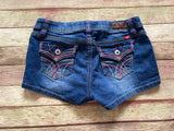 YMI Embroidered Denim Shorts, 12