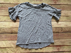 Grey Sweater Material Top, 5