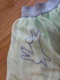Cat & Jack Mint Bunny Tulle Skirt, 12M