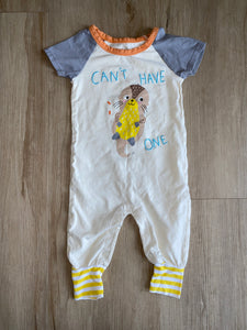 TwoBorn Otter Jumpsuit, 6-12M