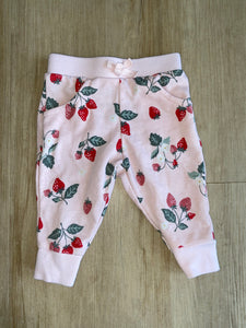 Garanimals Strawberry Sweatpants, 3-6M