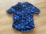 Bailey's PT. Pineapple Skull Button Down, XS(4/5)