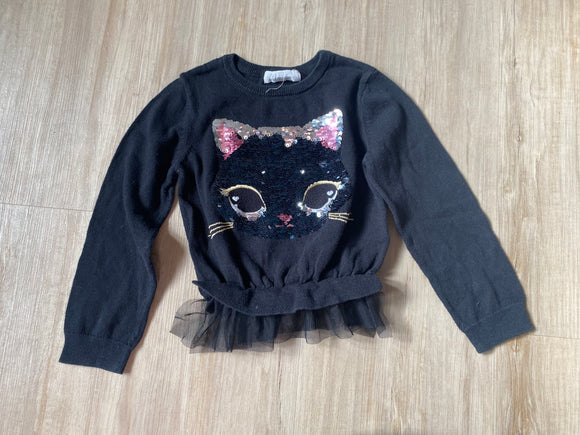 H&M Sequence Cat Pullover, 3-4Y