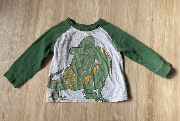 Copper Denim Dino Long Sleeve, 3T