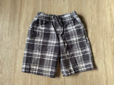 Circo Dark Grey Plaid Shorts, 5T