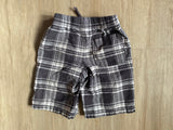 Circo Dark Grey Plaid Shorts, 5T