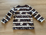 Jumping Beans Fleece Football Long Sleeve, 3T