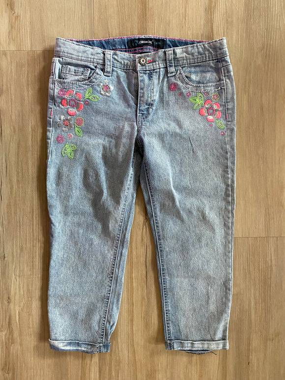 Jordache Embroidered Capris, 14