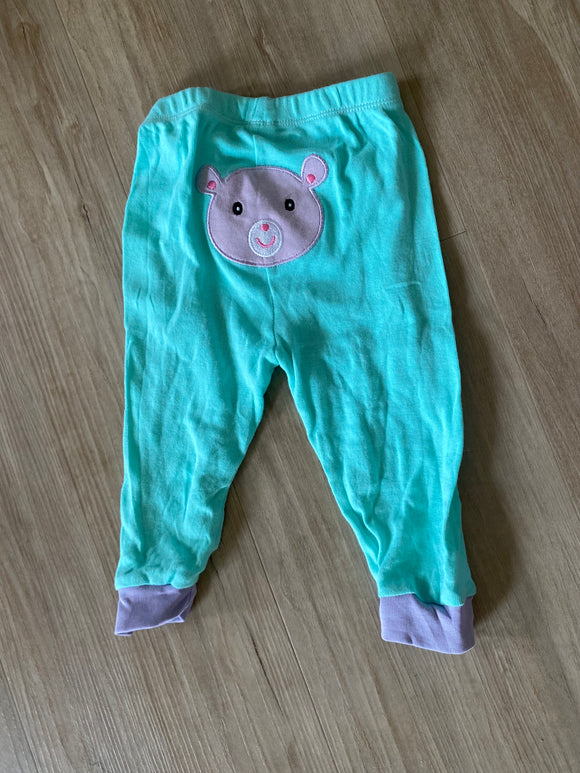 Mint Animal Butt Leggings, 9-12M