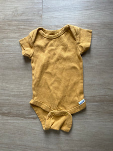 Gerber Dark Yellow Onesie, NB