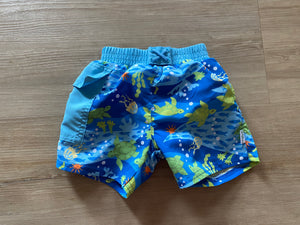 Green Sprouts Turtles Swim Trunks, 6M