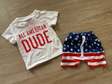 Boutique 'All American Dude' Set, 3-6M