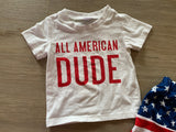 Boutique 'All American Dude' Set, 3-6M