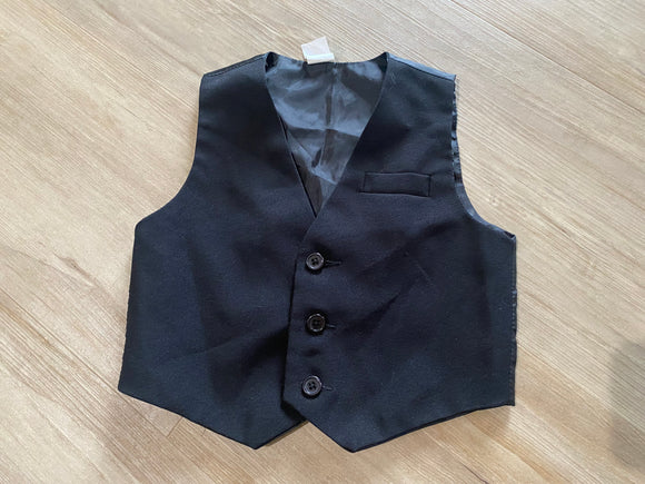 Black Dress Vest, 2T