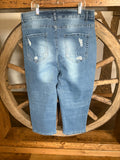 Unknown Brand, Stretch Jean Capris, Size 12