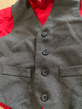 Van Heusen Red Shirt/Vest Set, 2T