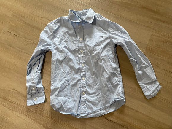 Wonder Nation Light Blue Button Down, L(10-12)