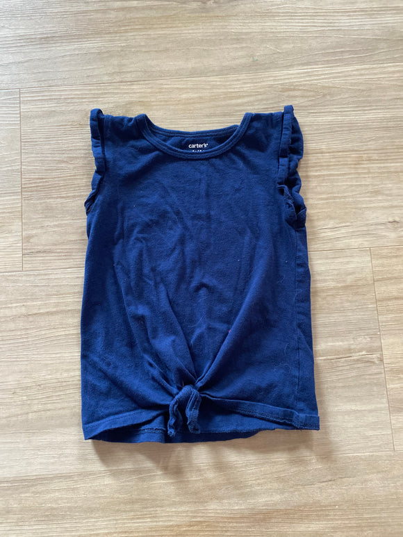 Carter's Navy Tie Waist Tank, 4t