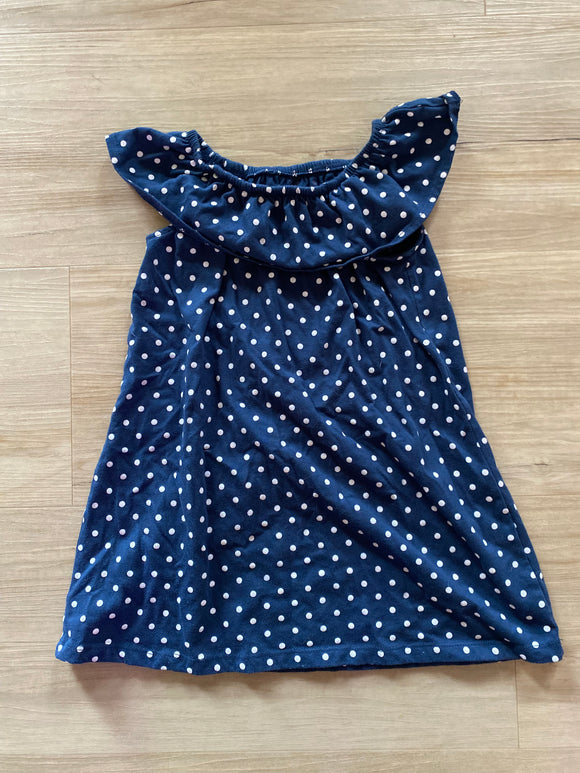 Wonder Nation Polka Dot Dress, 4T