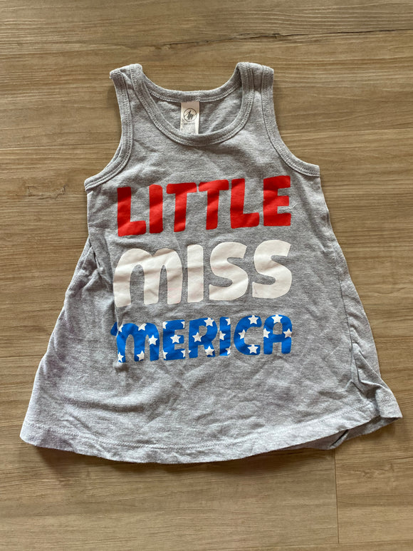 Air Waves Little Miss 'Merica Tank, 2T