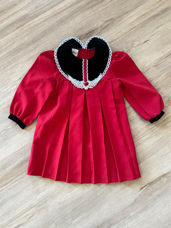 Vintage Rose Cottage Red Dress, ~3T – Little Cubs Closet, LLC