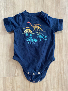 Garanimals Dinosaur Onesie, 0-3M